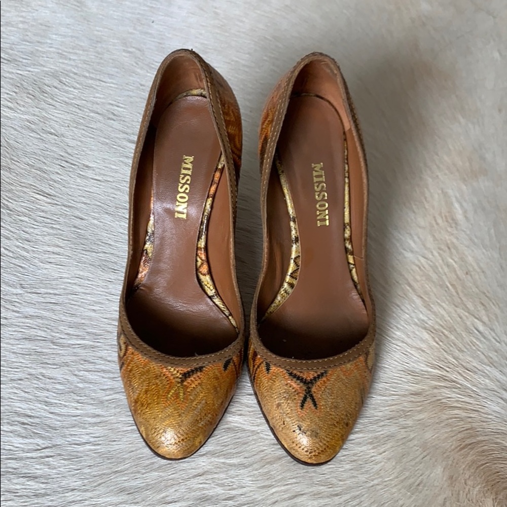 Missoni printed heels size 36
